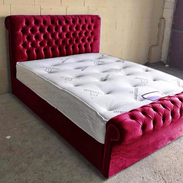 Maplecrest Sleigh Bed