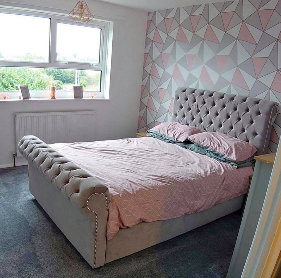 Cloudnine Sleigh Bed